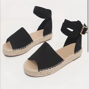 PrettyLittleThing Open Toe Espadrilles